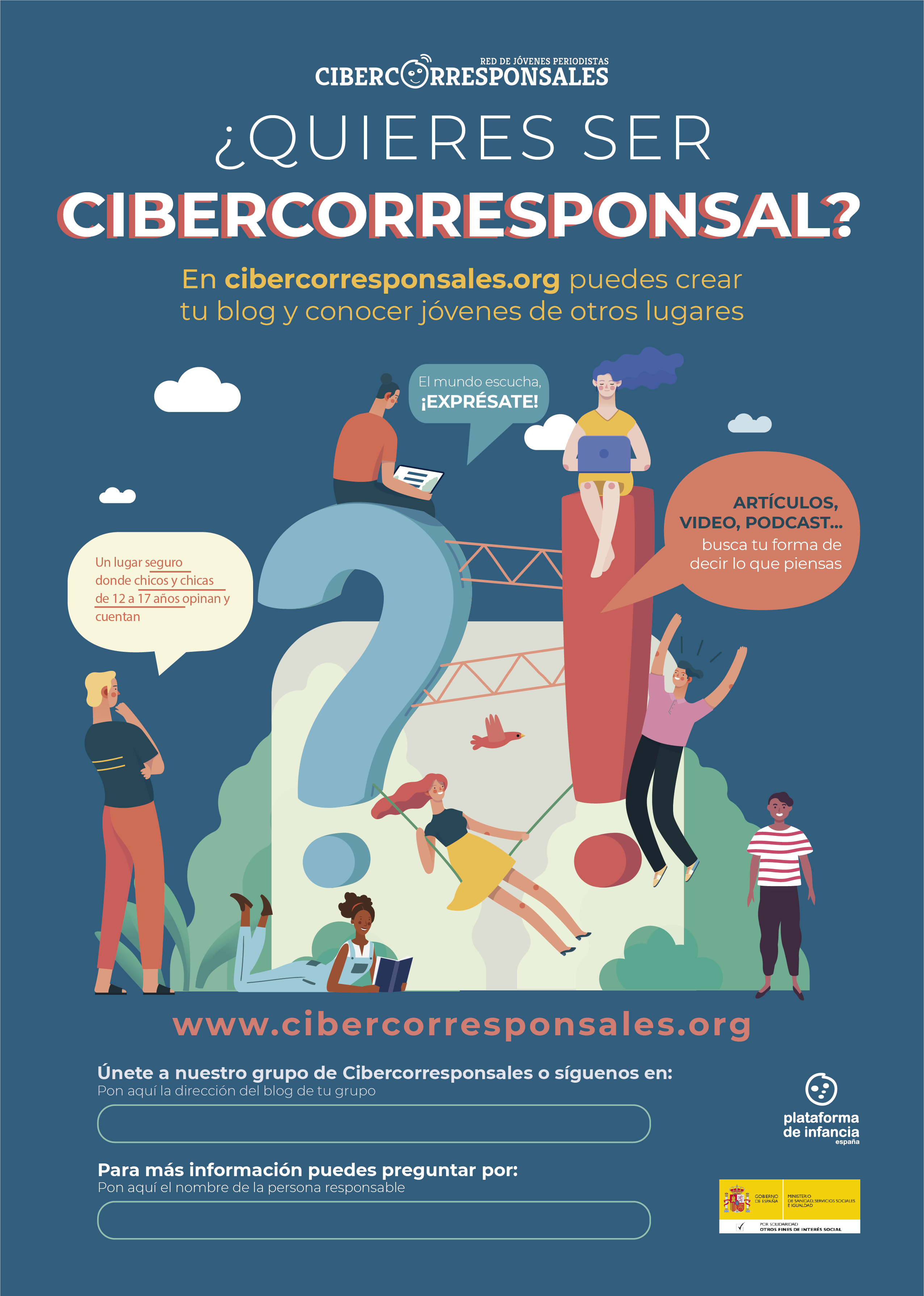 Póster de Cibercorresponsales