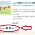 Compartir post, guardar borrador y otras novedades Compartir post, guardar borrador y otras novedades