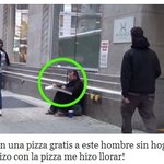 Un cacho de pizza....
