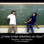 Aburrirse en clase