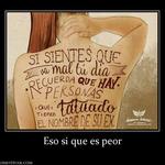 ¿Qué es peor?