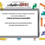 ¿Quieres venir a la inauguración de Voluntariarte?