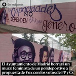 El mural feminista El mural feminista