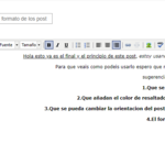 Lo Que Debes Saber Para Tus Posts.