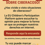 🗣️ ¡Tu voz importa! Participa en la encuesta sobre ciberacoso 