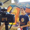 Grabando un video con cibercorresponsales