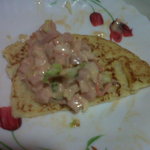 Crêpes salados rellenos Crêpes salados rellenos