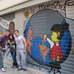 El graffiti de la Plataforma de Infancia