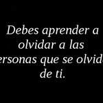 Aprende a OLVIDAR. 