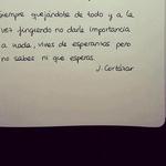 Siempre quejándote. Siempre quejándote.
