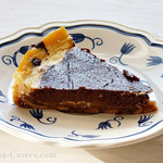 Tarta de queso y chocolate. Recetas de repostería
