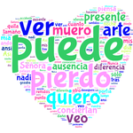 Nube corazón poético